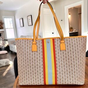 Tory Burch Gemini Link Designer Tote with Dust Bag